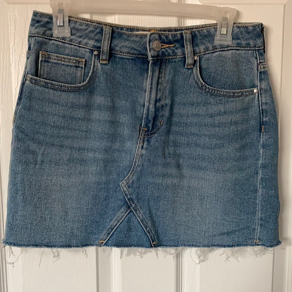 PacSun denim mini skirt
